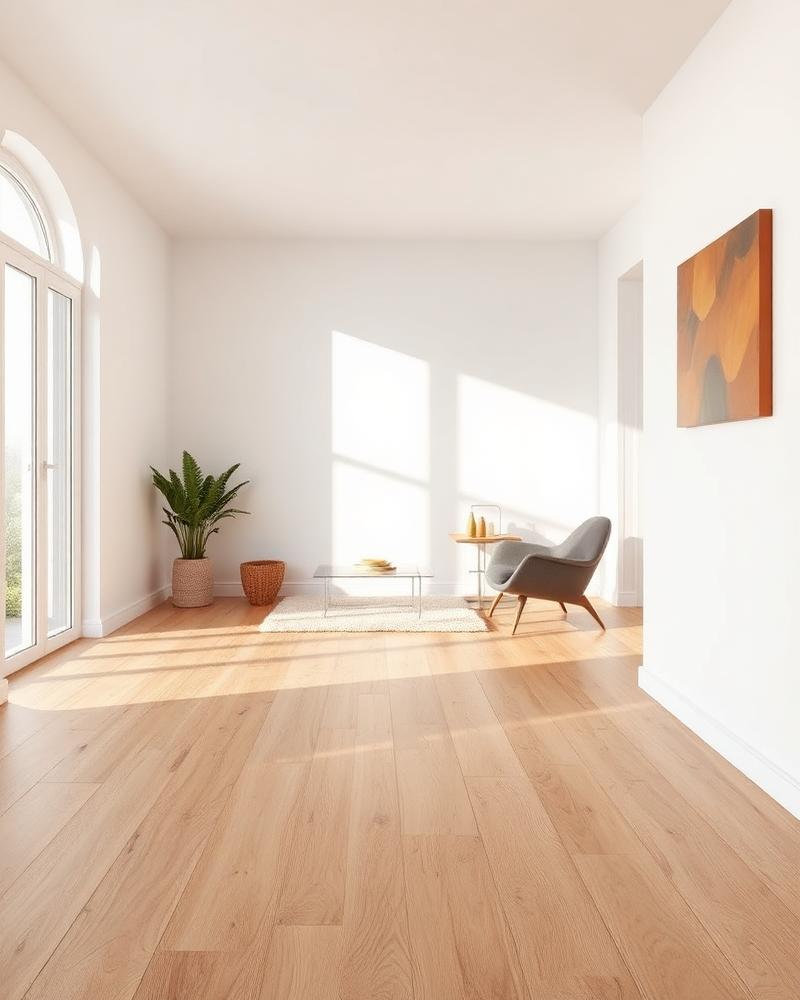 Wood Effect Tiles shown in a modern interior setting